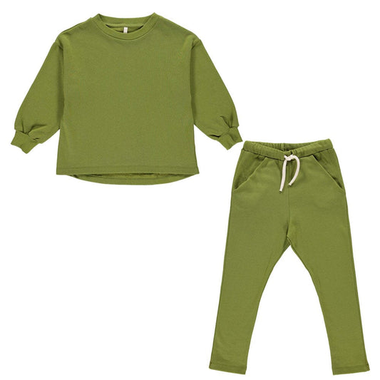 Easy Pullover & Pocket Pants - Leaf - Mack & Harvie