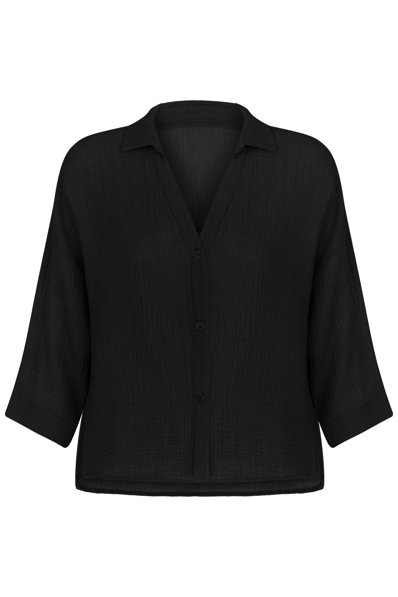 Echo Mini Shirt - Black - Mack & Harvie