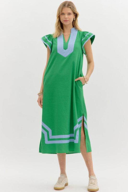 Emerald Tide Dress
