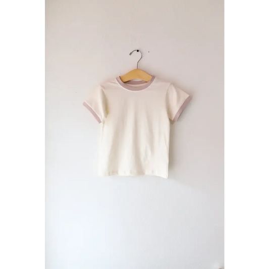 The Everyday Ringer Tee in Fawn