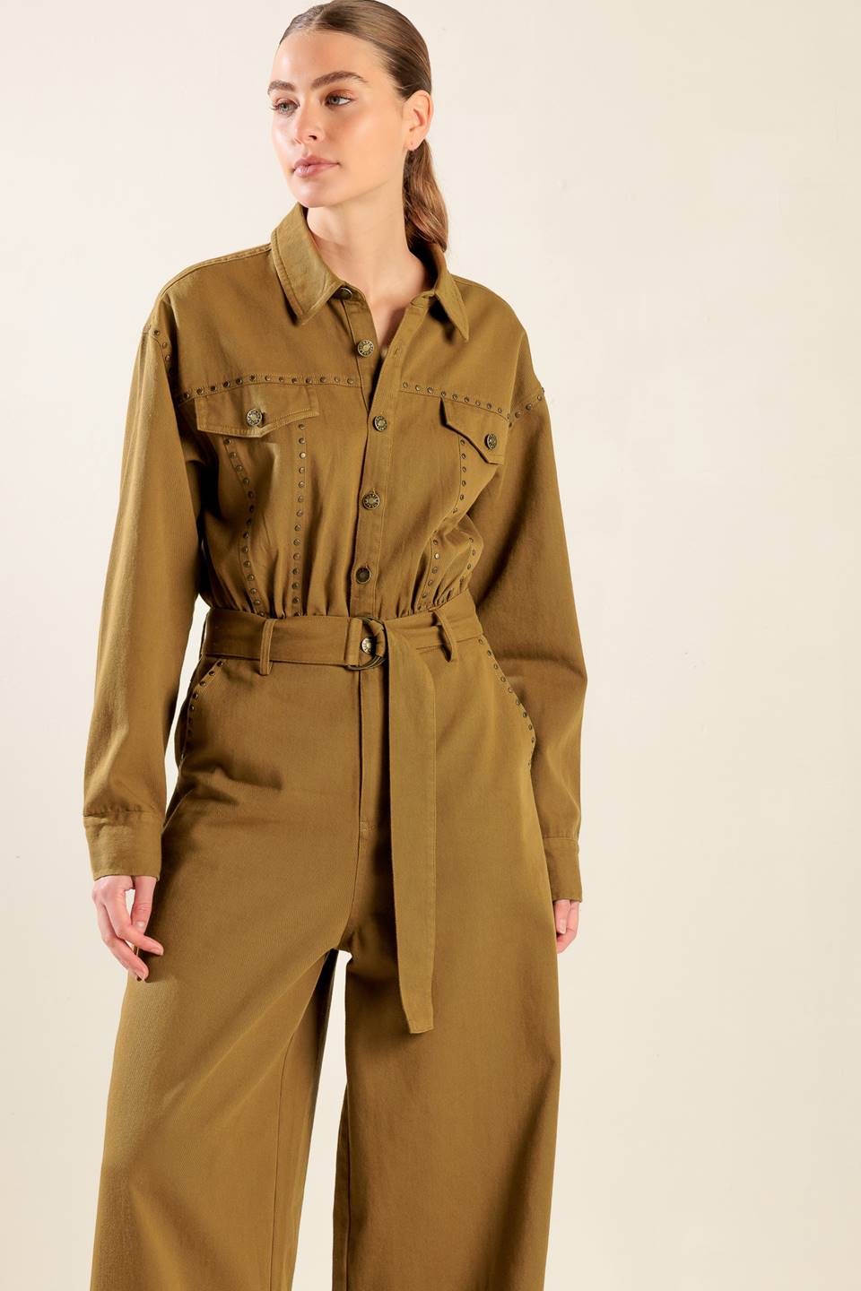 FLEETING WHISPERS TWILL JUMPSUIT - Mack & Harvie