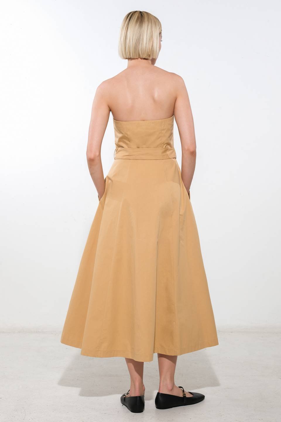 FOLLOW YOU EVERYWHERE WOVEN MIDI DRESS - Mack & Harvie