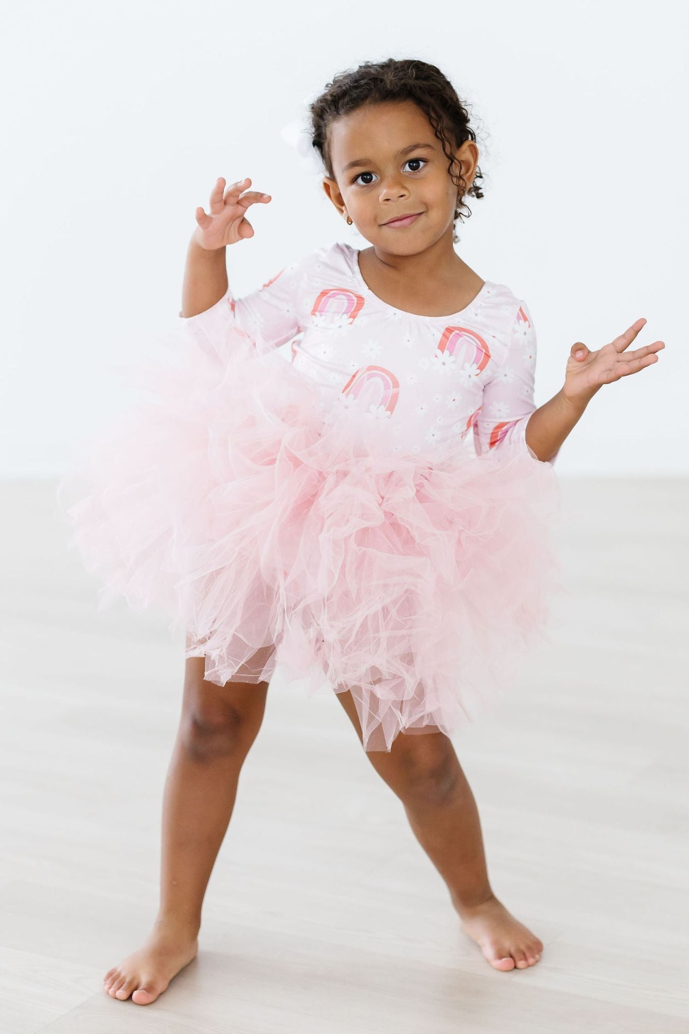 Fun & Flowers 3/4 Tutu Leotard - Mack & Harvie