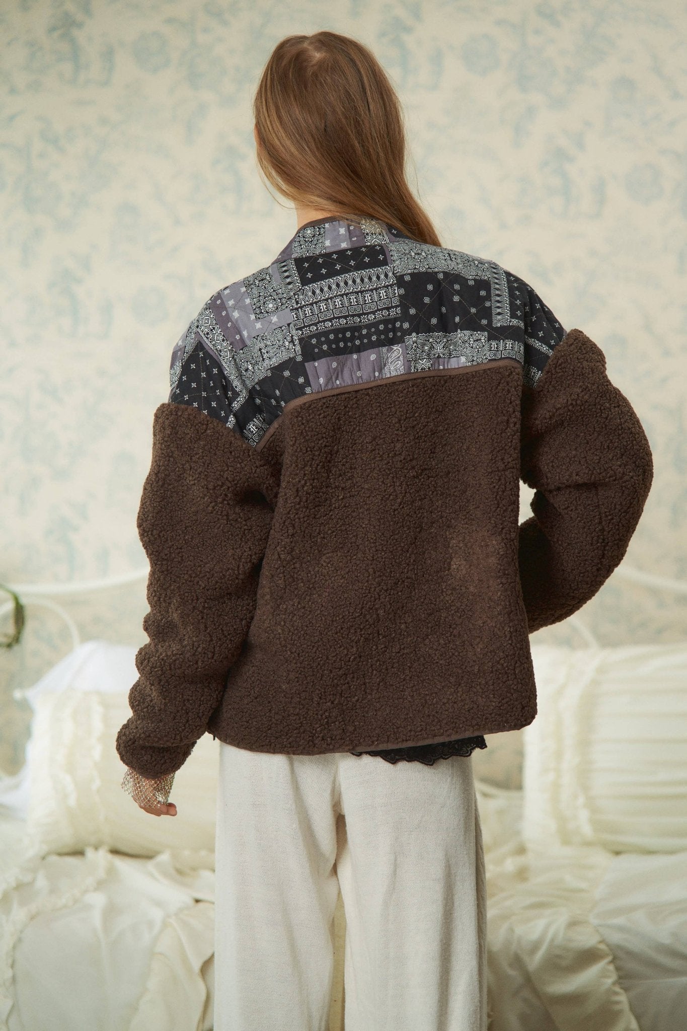 FUR SIDE POCKET LONG SLEEVE ZIPPER FRONT JACKET - Mack & Harvie