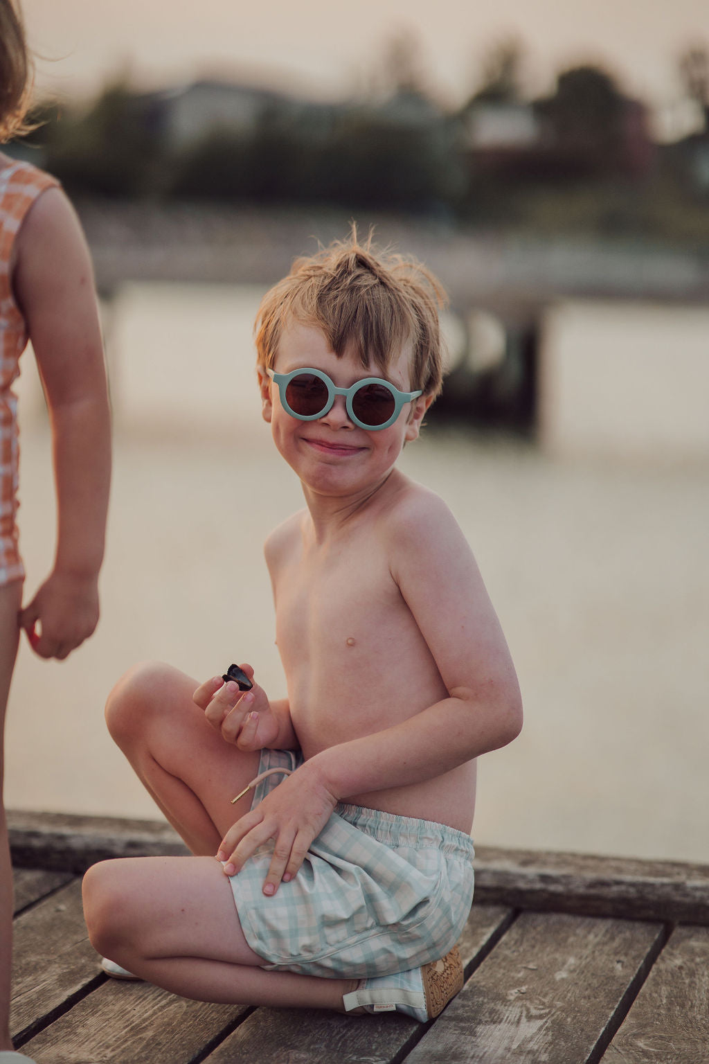 Swim Trunks | UPF + Recycled - Fern Plaid