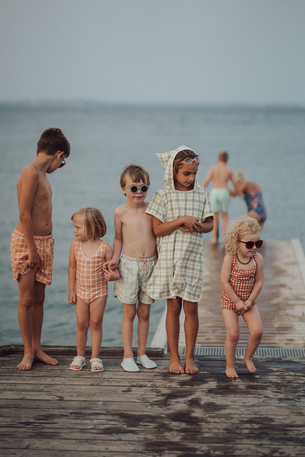 Swim Trunks | UPF + Recycled - Buckwheat Plaid