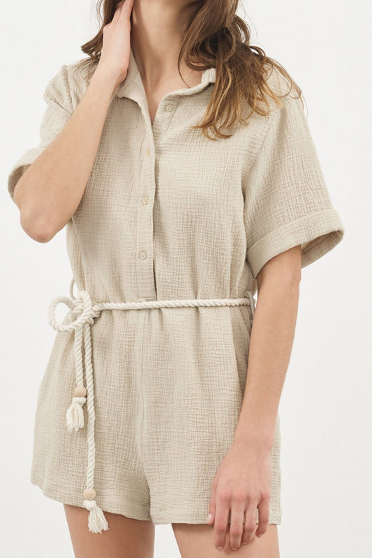 Gia Rope Belt - Natural - Mack & Harvie
