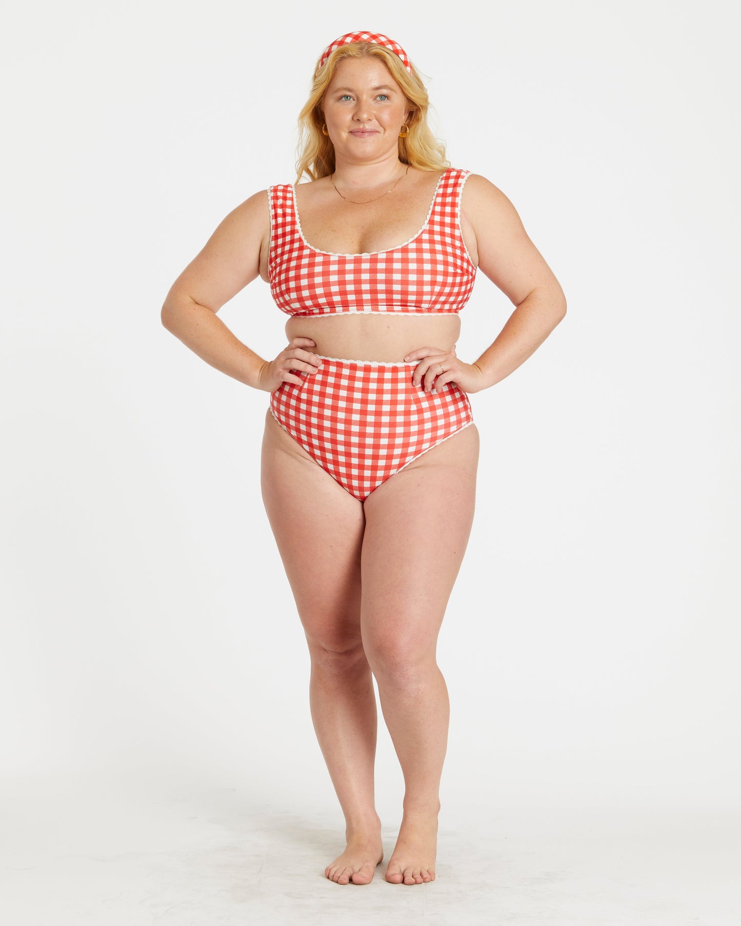 Gingham Bikini (Red)