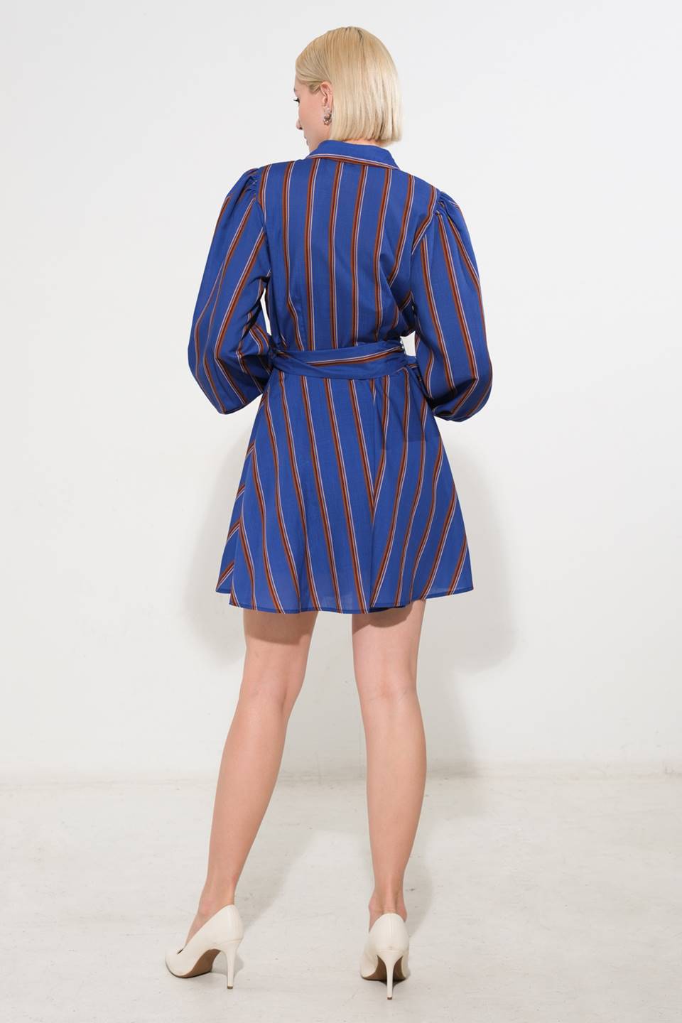 GIVE IT A GO WOVEN MINI DRESS - Mack & Harvie