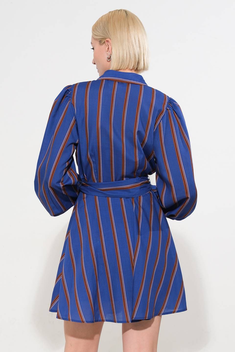 GIVE IT A GO WOVEN MINI DRESS - Mack & Harvie