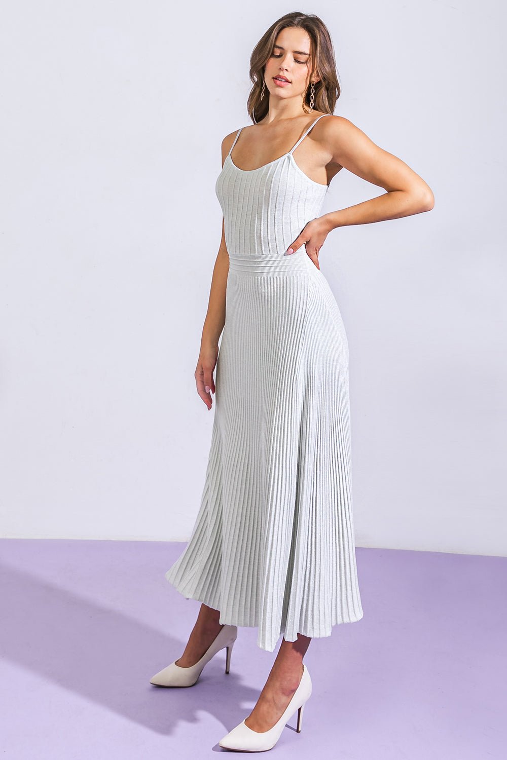 GONE IN A BLINK KNIT DRESS - Mack & Harvie