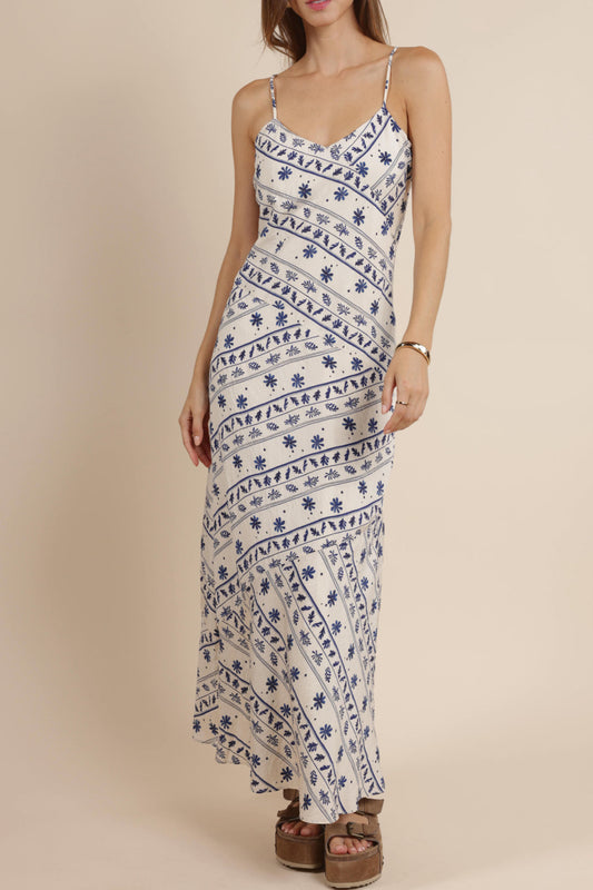 GREAT SPRING MAXI SLIP DRESS