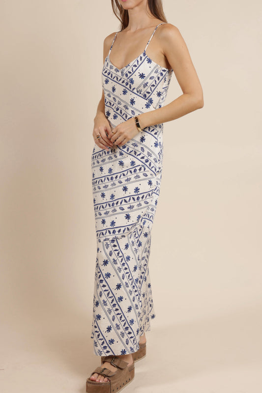 GREAT SPRING MAXI SLIP DRESS