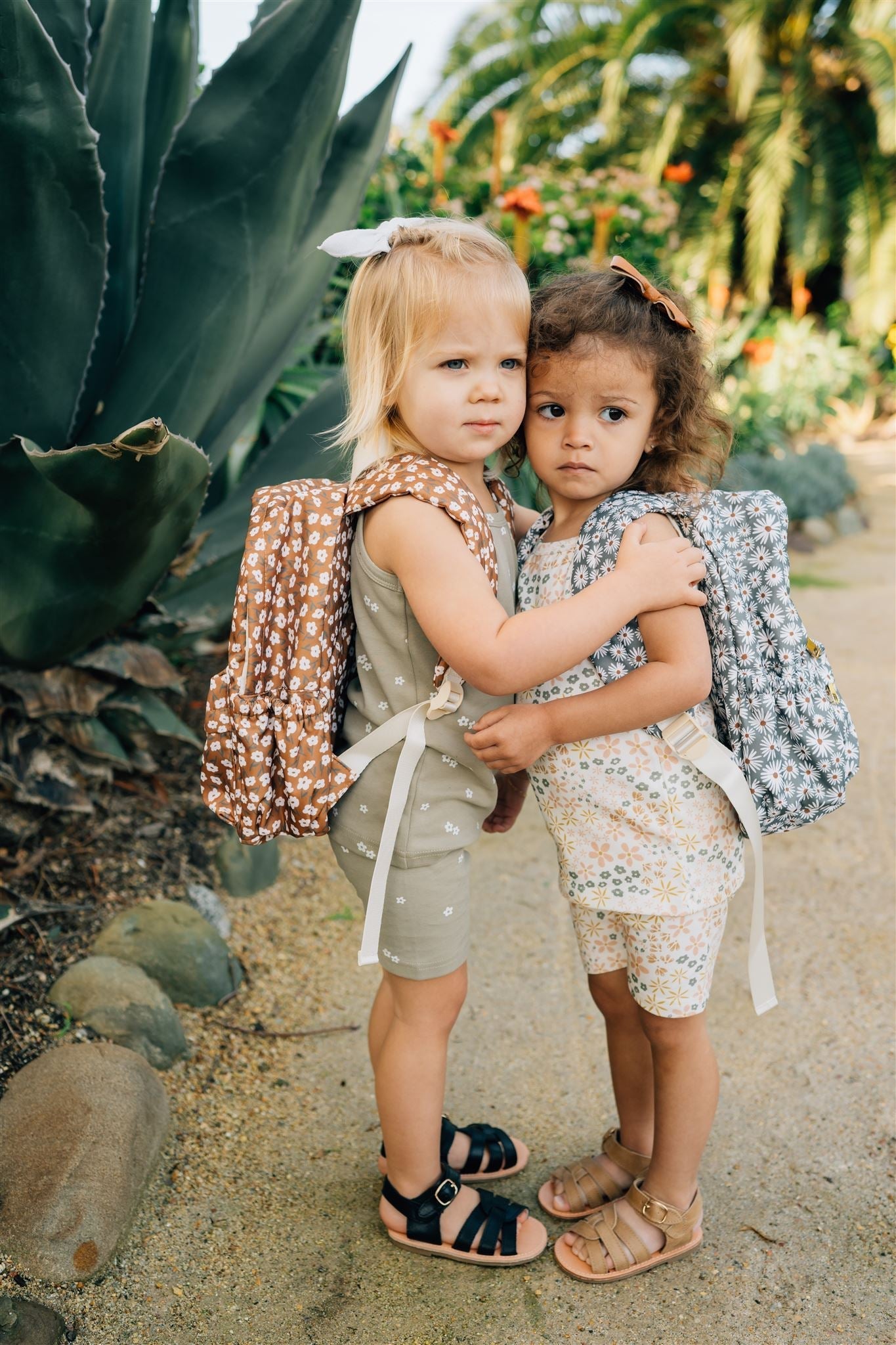 Green Daisy Mini Backpack - Mack & Harvie