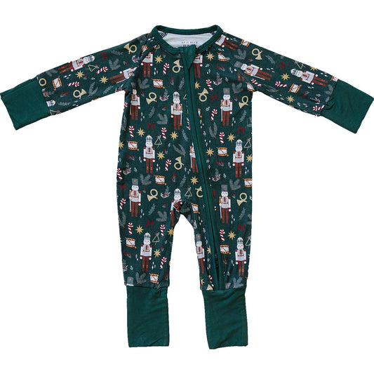 Green Nutcracker Bamboo Zipper - Mack & Harvie