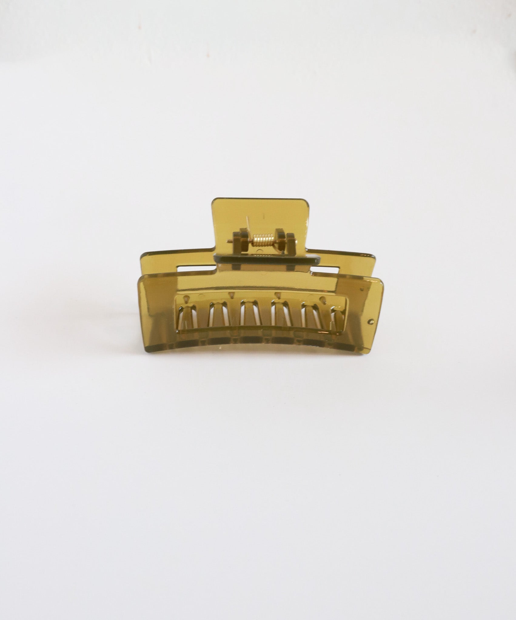 Green Rectangle Hair Clip | Medium Size - Mack & Harvie
