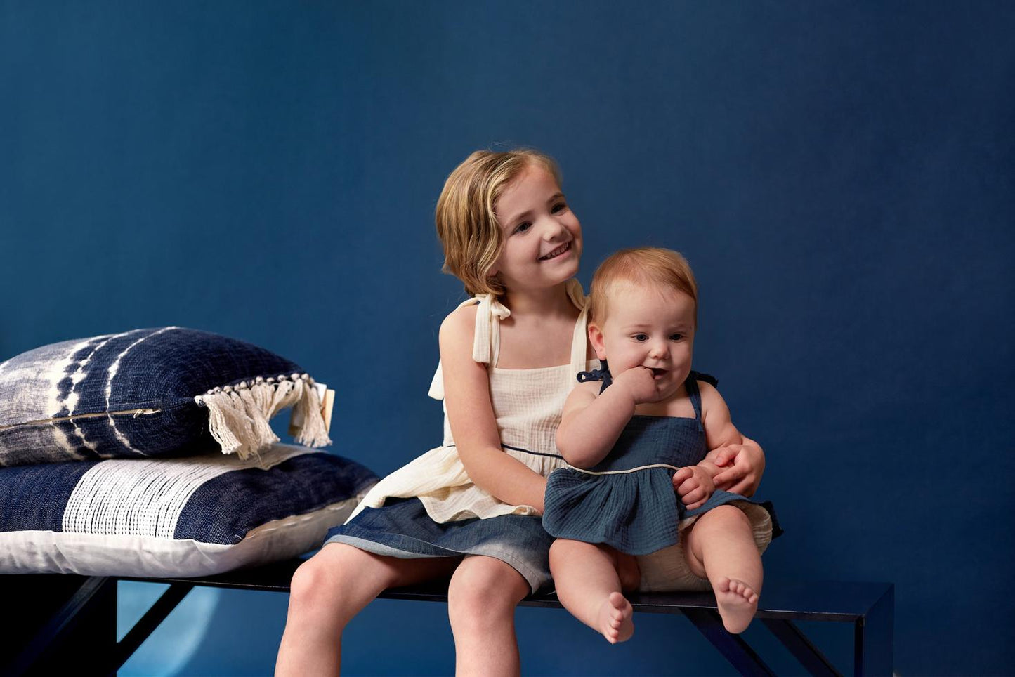 Girl Peplum Top - Cream