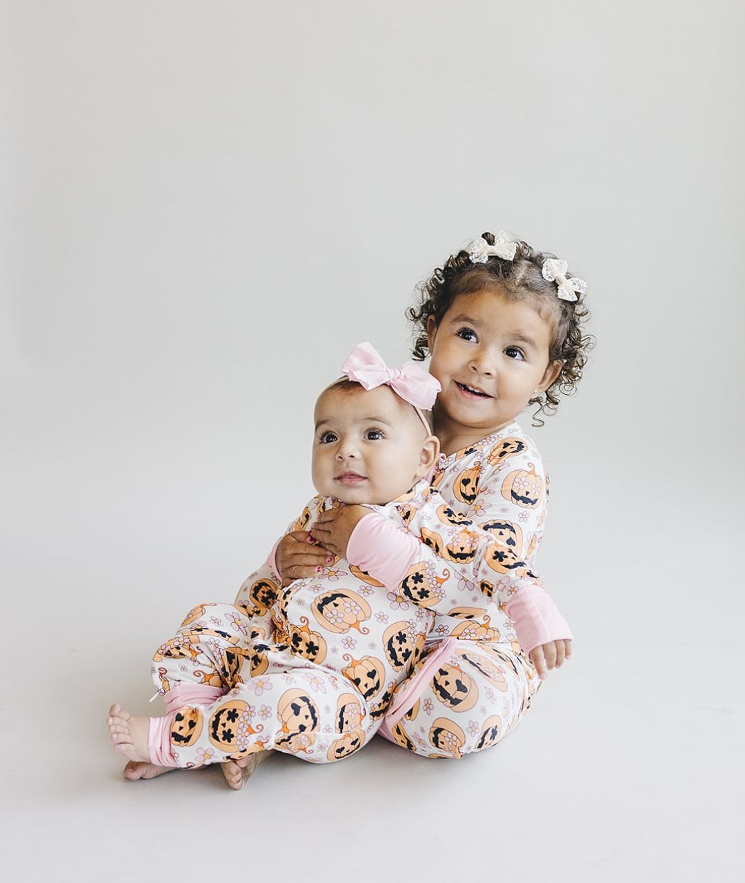 Halloween Bamboo Zip Romper | Pink - Mack & Harvie