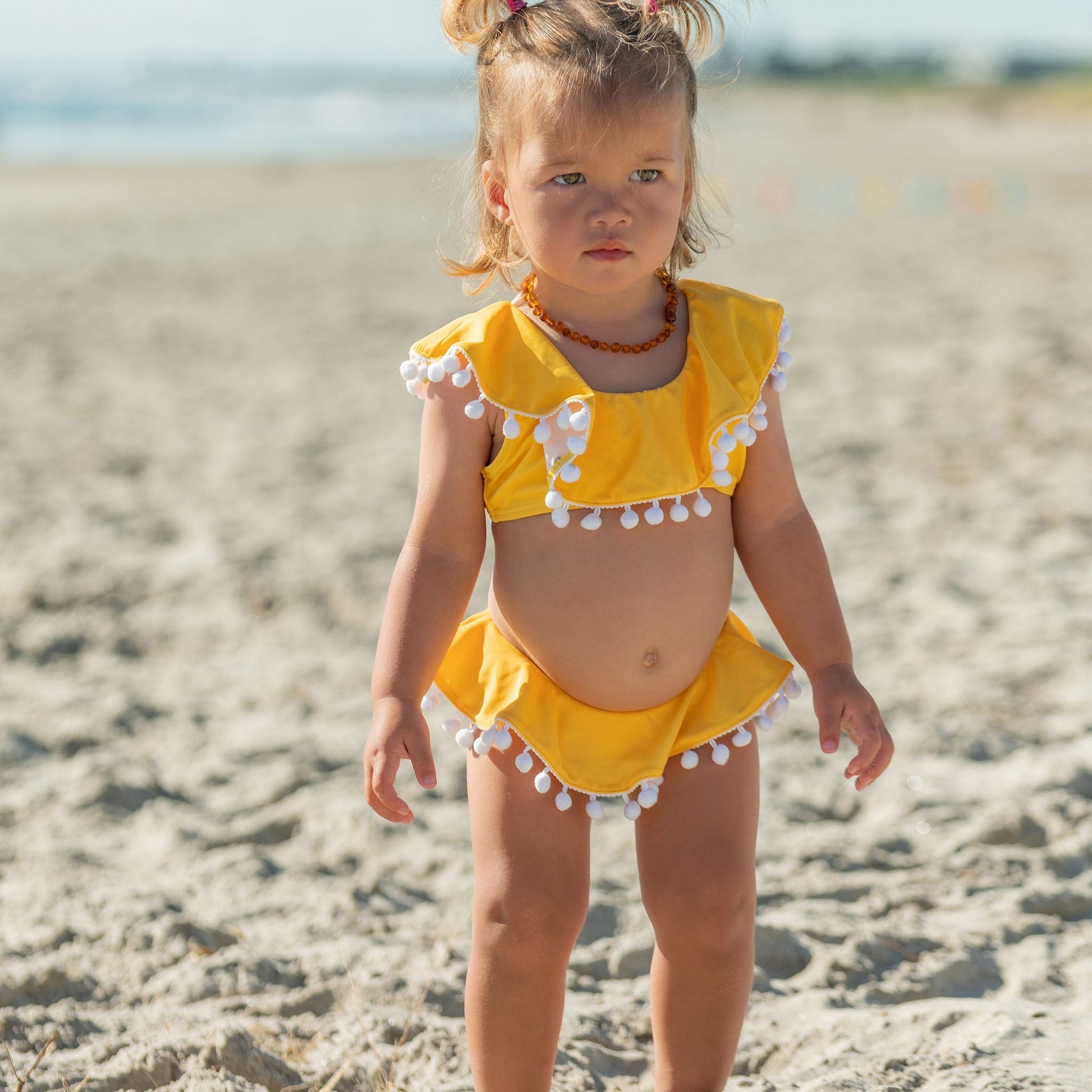 Hello Yellow Flounce Bikini - Mack & Harvie