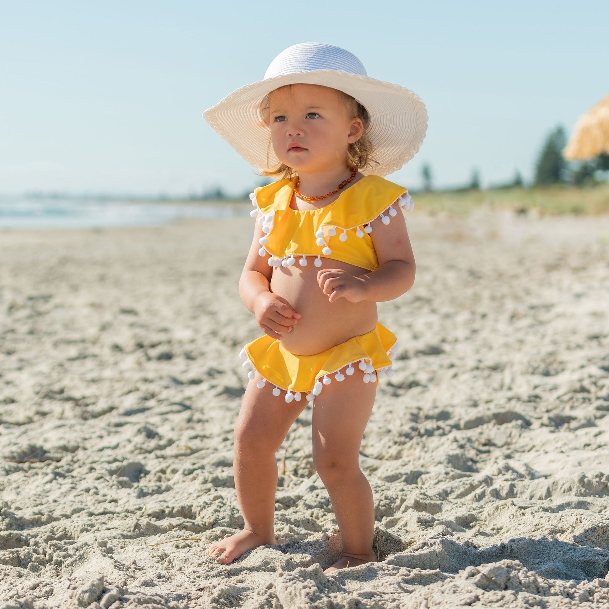 Hello Yellow Flounce Bikini - Mack & Harvie