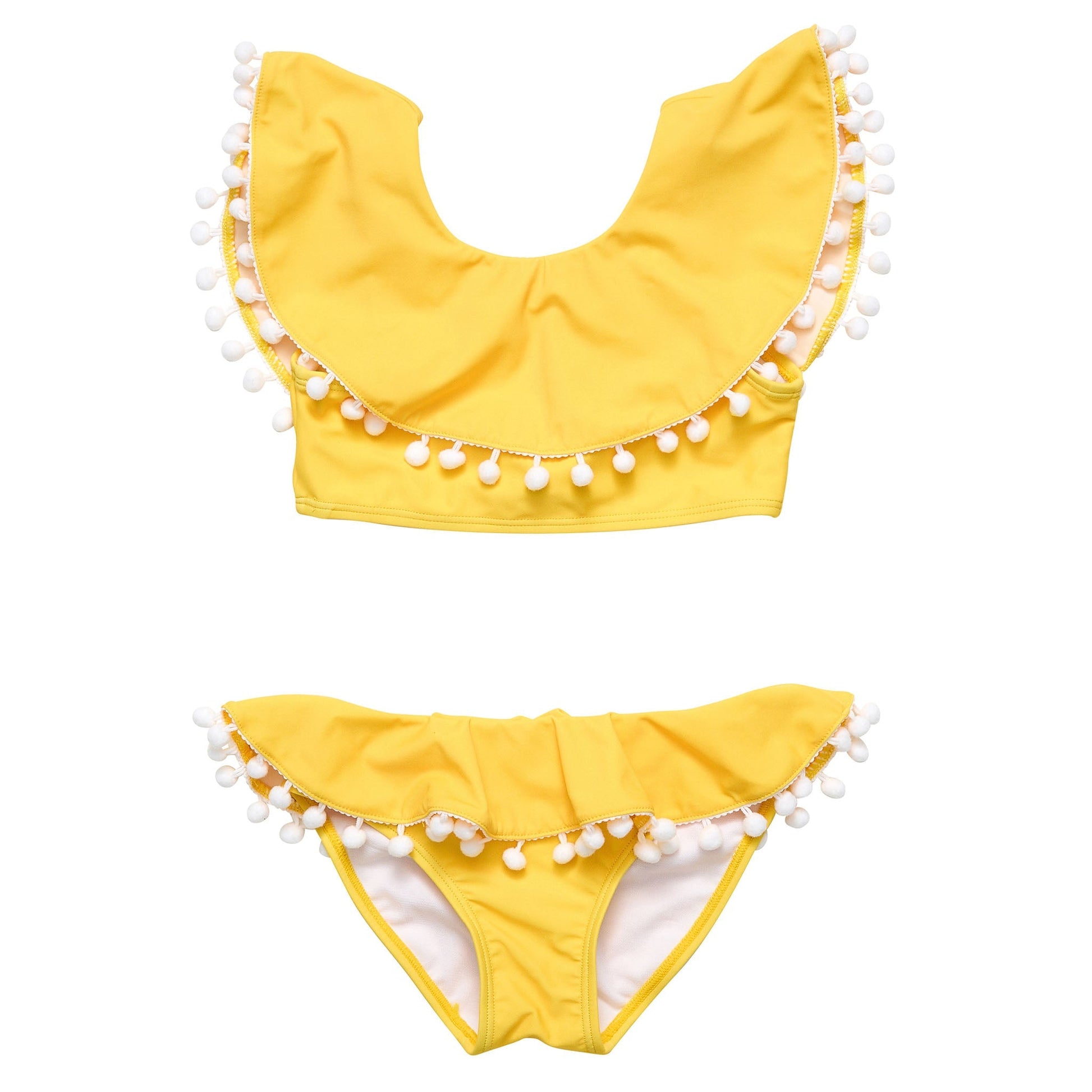Hello Yellow Flounce Bikini - Mack & Harvie