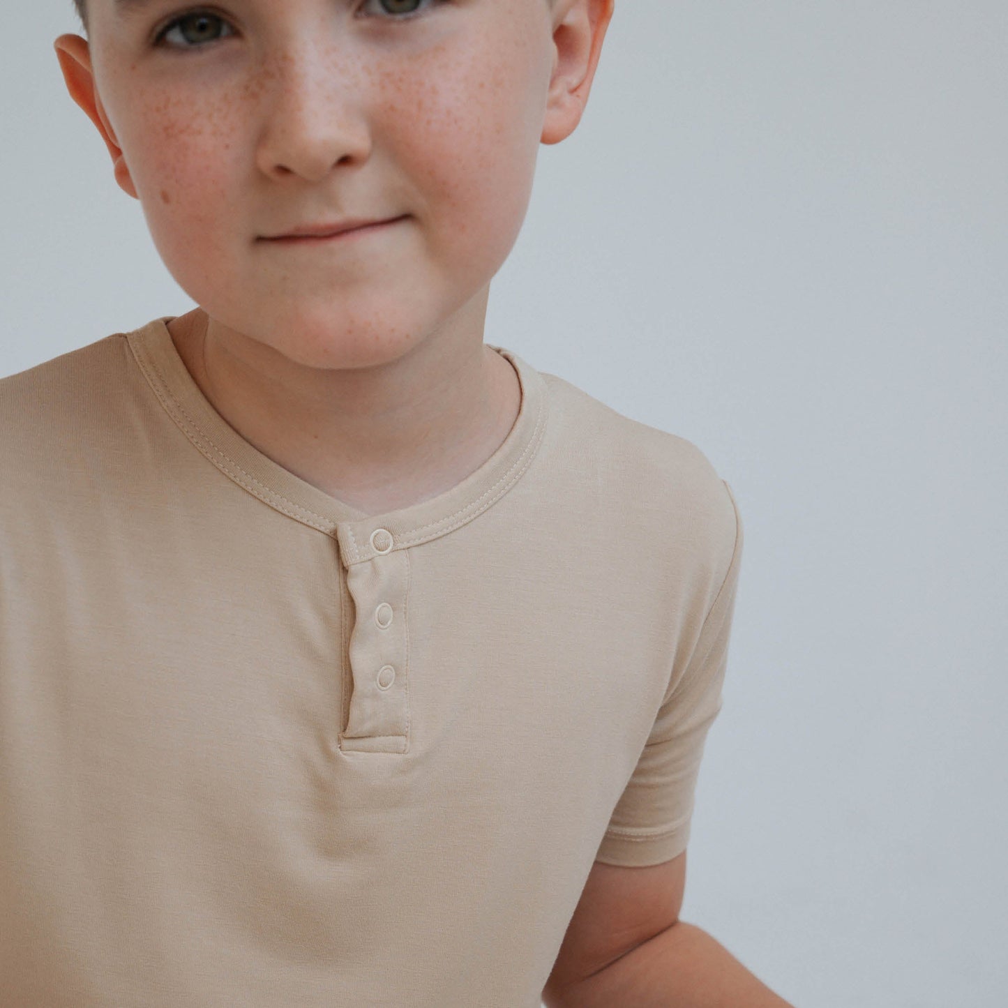 Tan | Everyday Boy's Henley