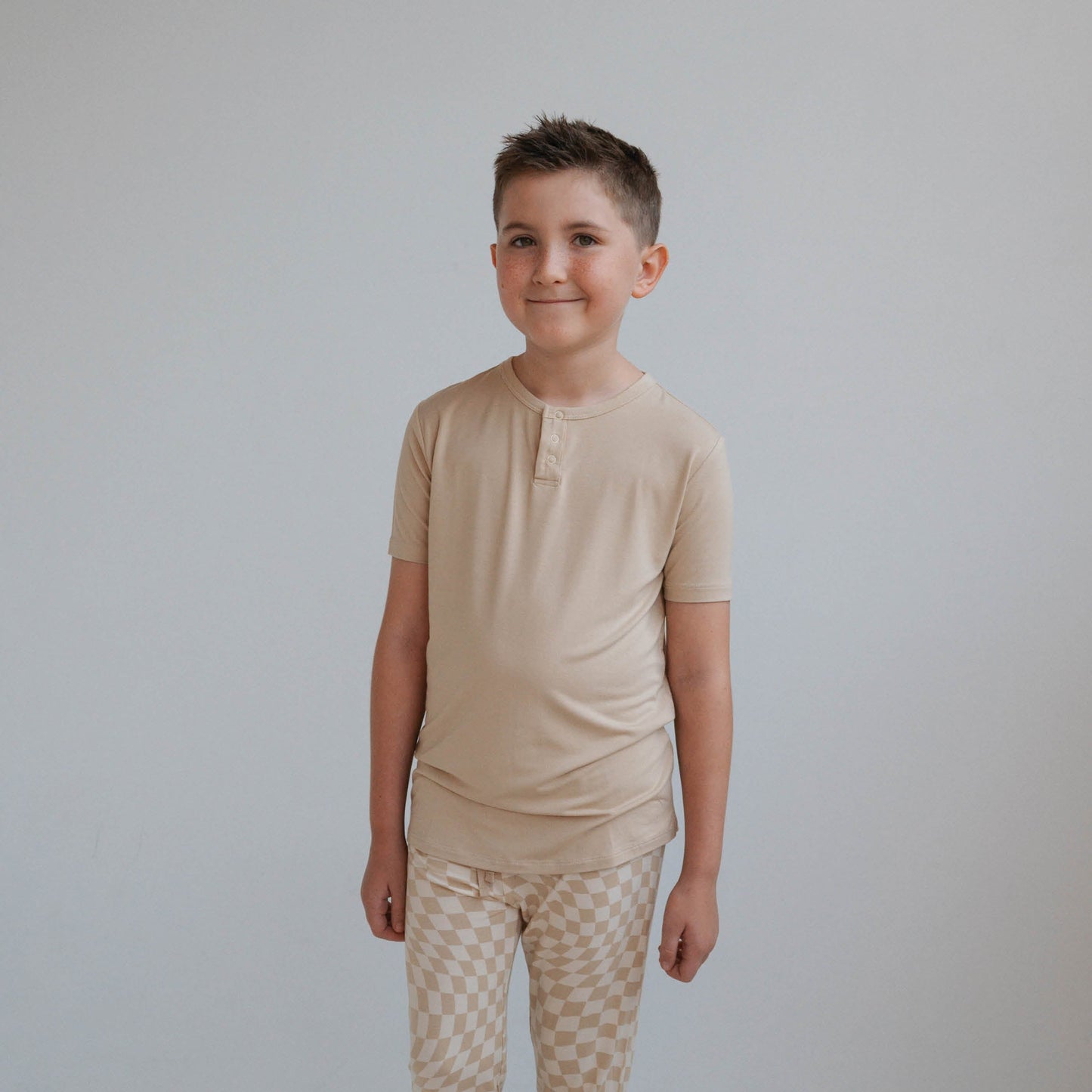 Tan | Everyday Boy's Henley