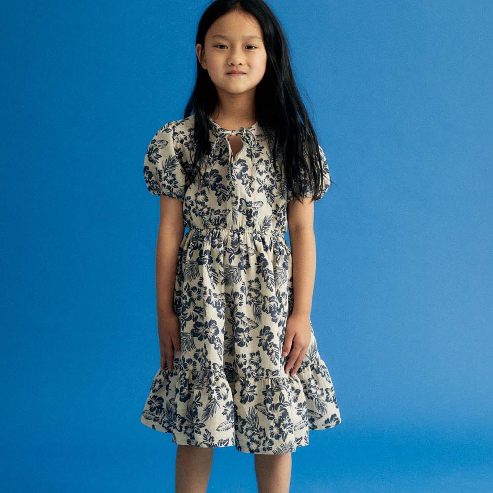 Hibiscus Dress - Hibiscus Print - Mack & Harvie