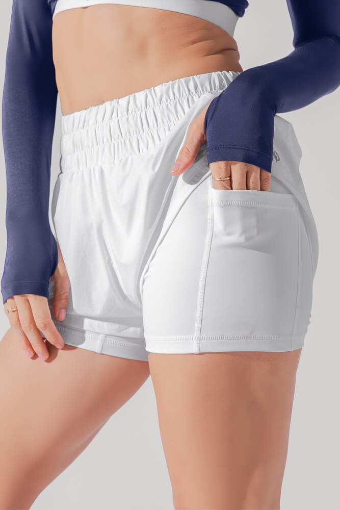 High Waisted Supershort™ - White - Mack & Harvie