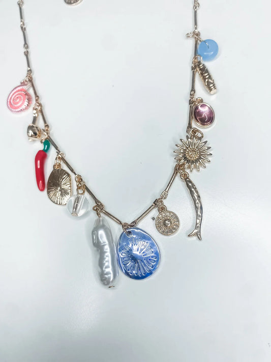 Sun & Sea Charm Necklace