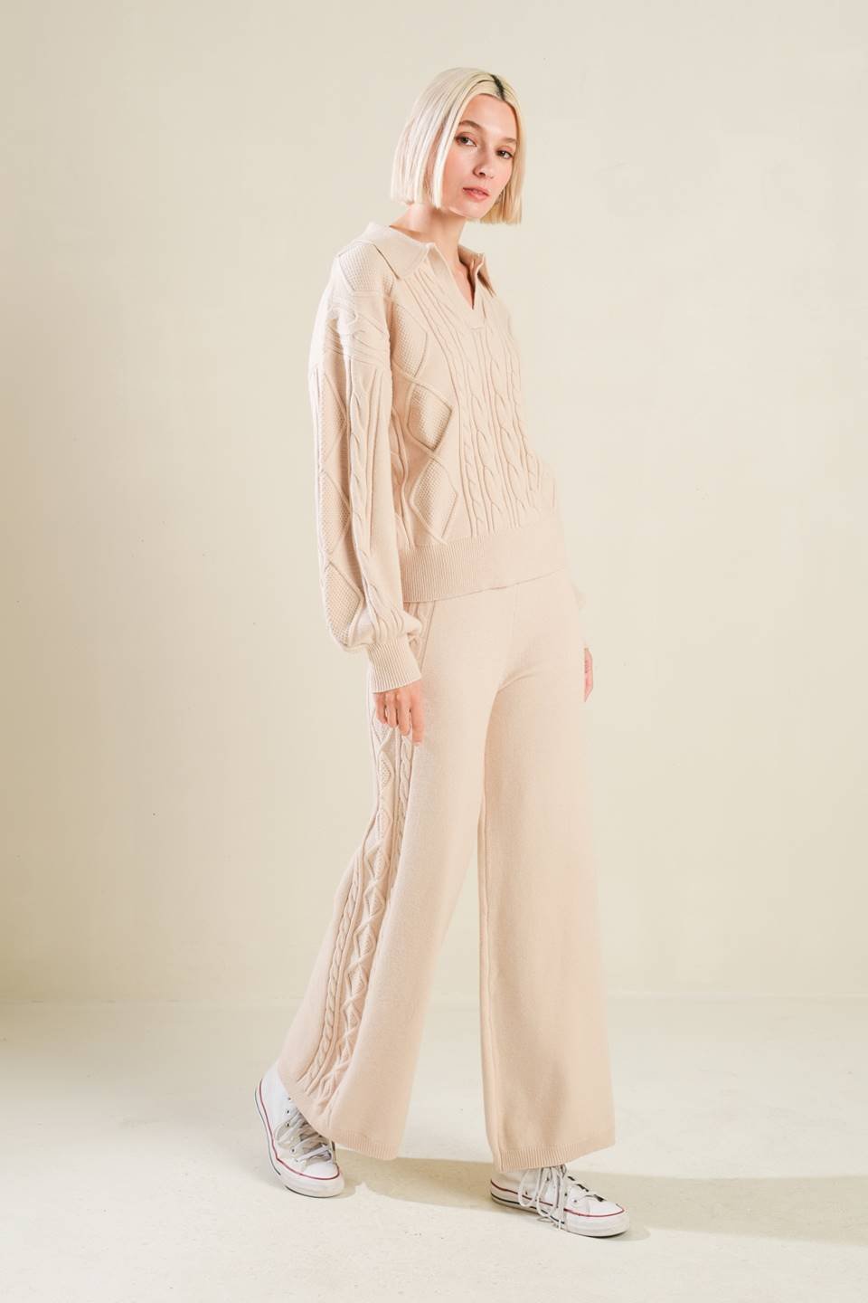 HOLD YOUR GAZE SWEATER KNIT PANTS - Mack & Harvie