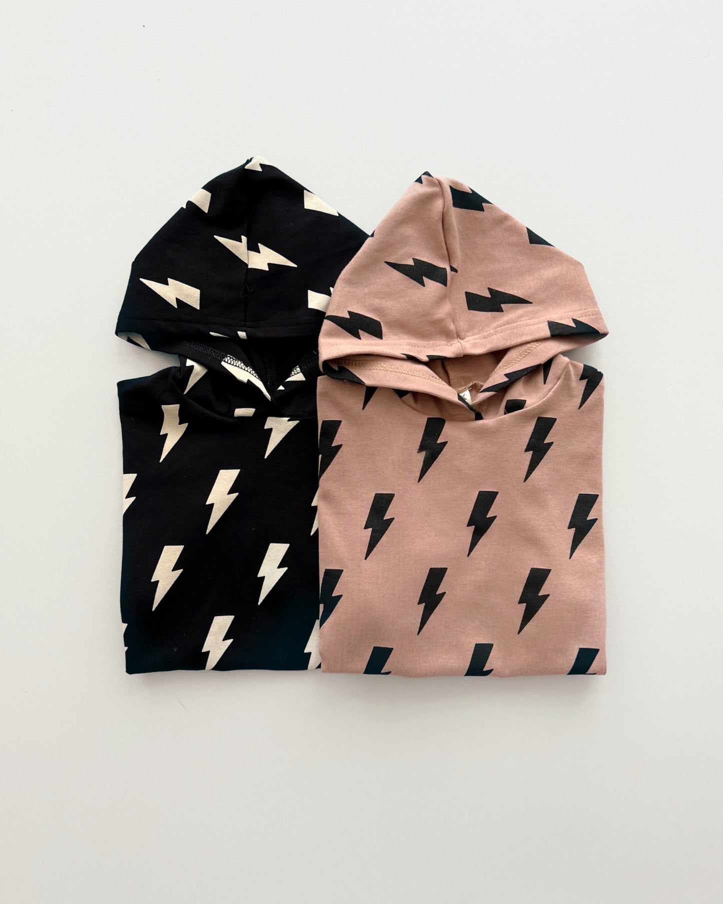 Hooded Bubble Romper | Mocha Bolts - Mack & Harvie