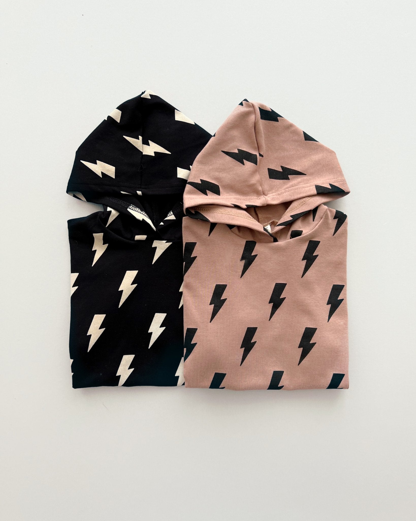 Hooded Bubble Romper | Mocha Bolts - Mack & Harvie