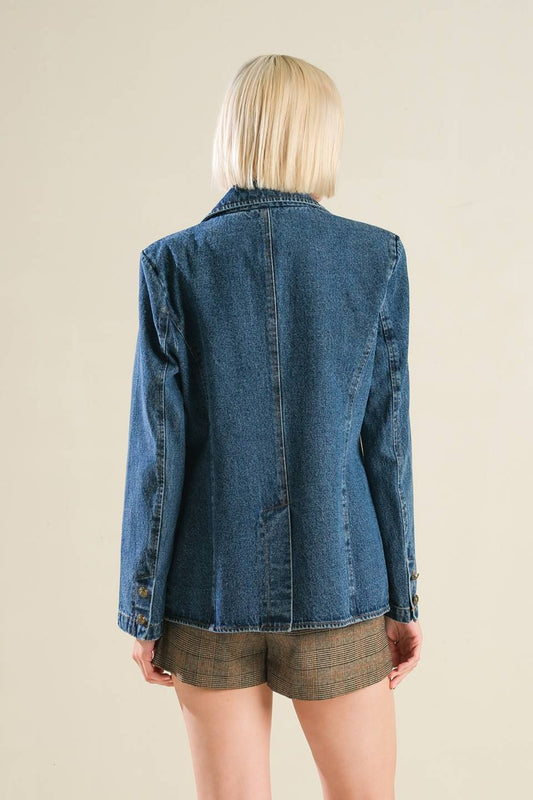 HOT TO GO DENIM BLAZER - Mack & Harvie