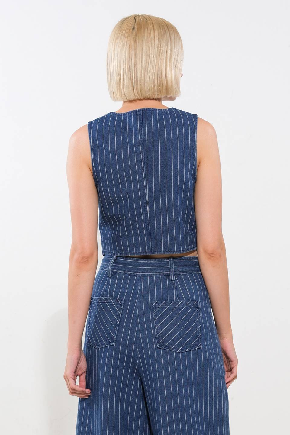 I STILL BELIEVE DENIM VEST - Mack & Harvie