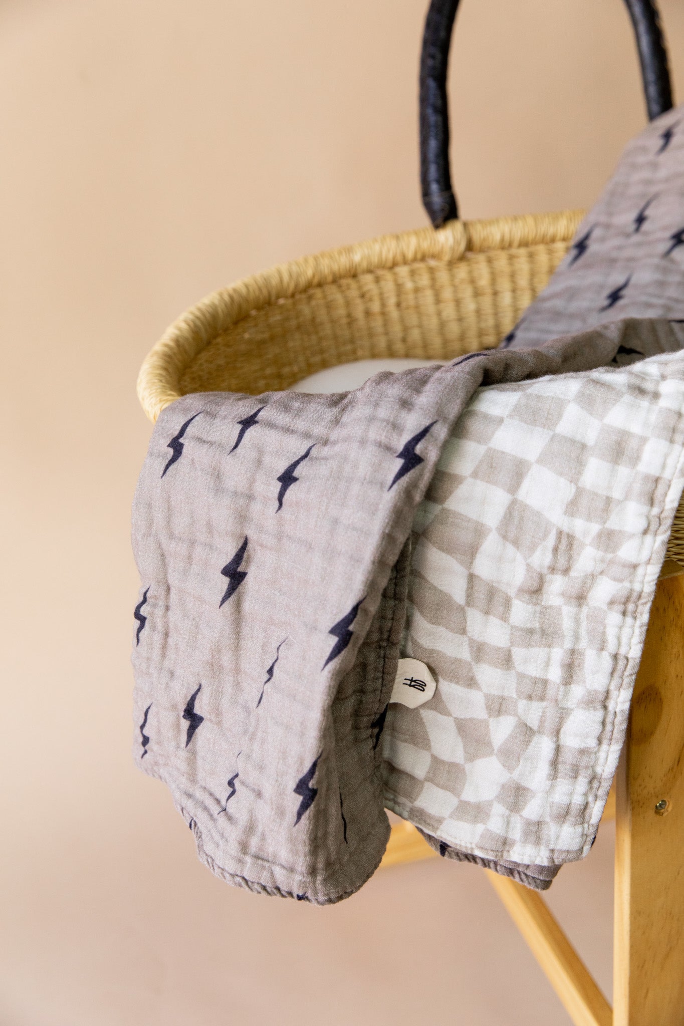 Muslin Quilt | Lightning Bolt & Wavy Checker | PRE-ORDER Arrives Late May