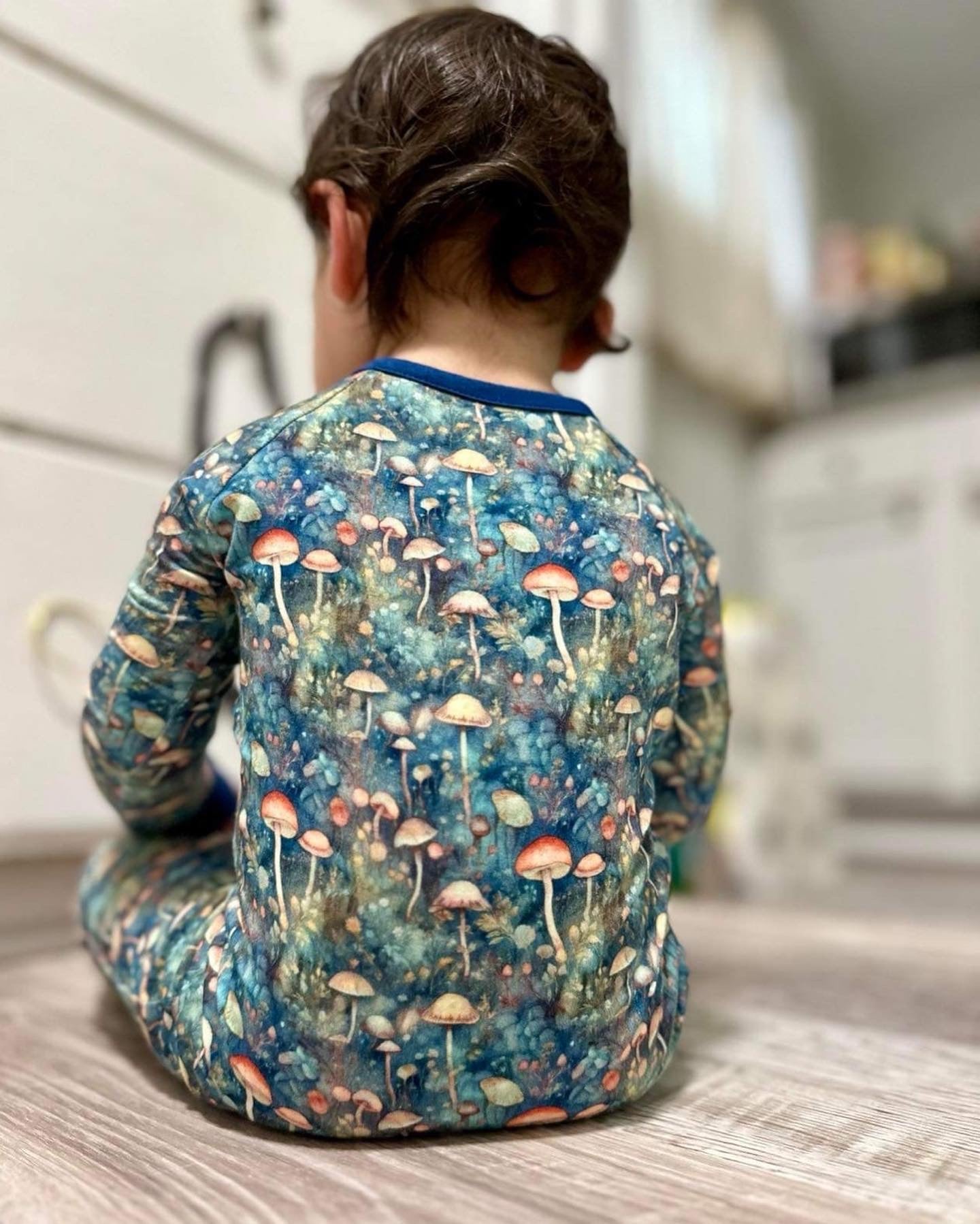 Midnight Mushrooms Pajama Set