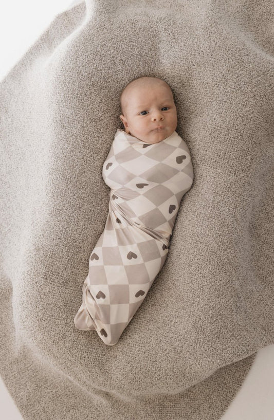Infant Swaddle | Check your Heart - Mack & Harvie