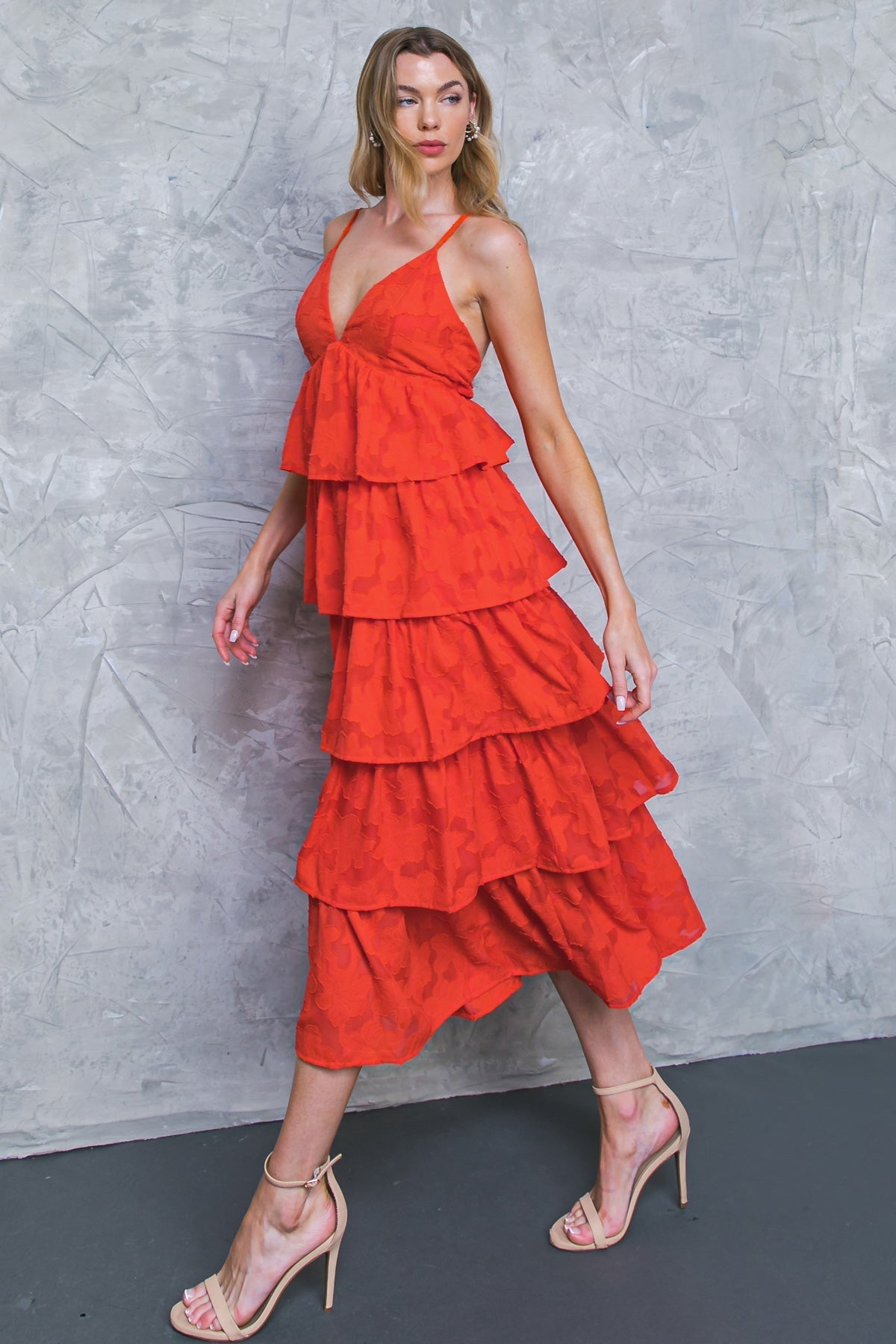 ISLAND AESTHETIC WOVEN MIDI DRESS - Mack & Harvie