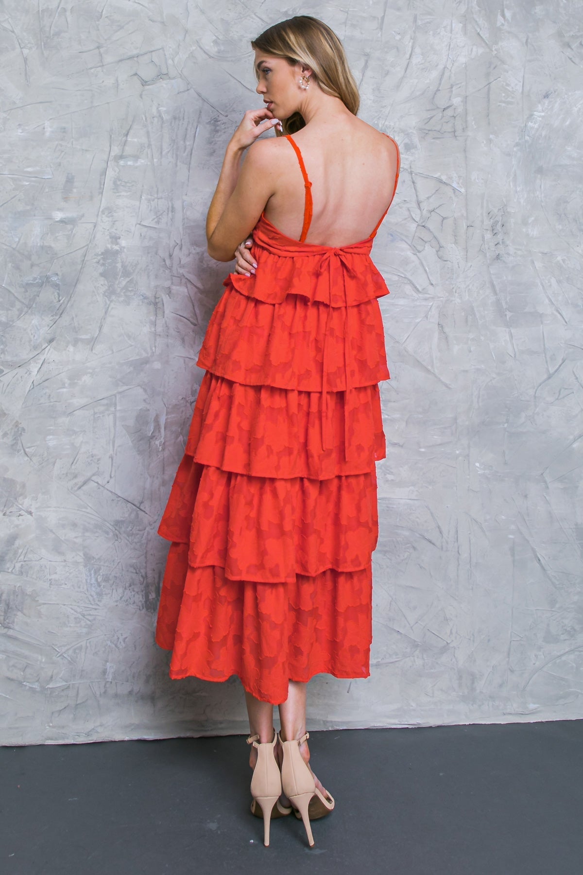 ISLAND AESTHETIC WOVEN MIDI DRESS - Mack & Harvie