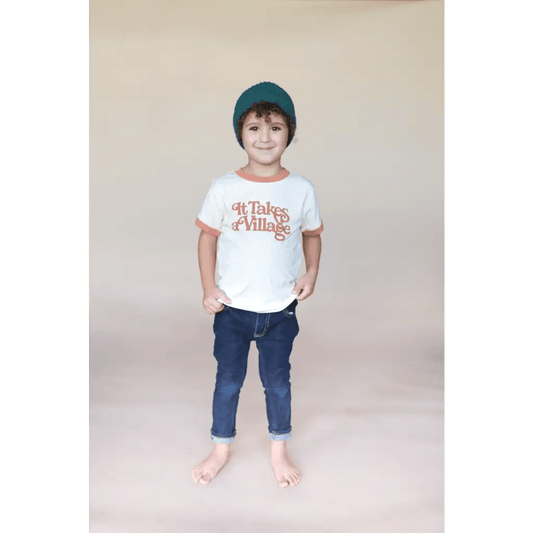 It Takes a Village Retro - Inspired Graphic T-Shirt - Mack & Harvie