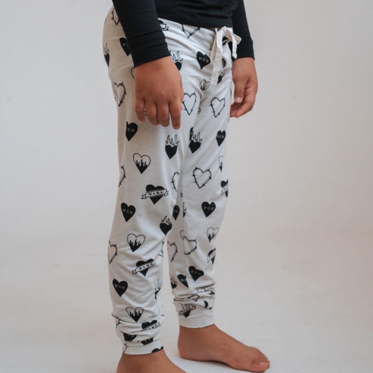Tattoo Heart Heather Grey | Boy's Jogger