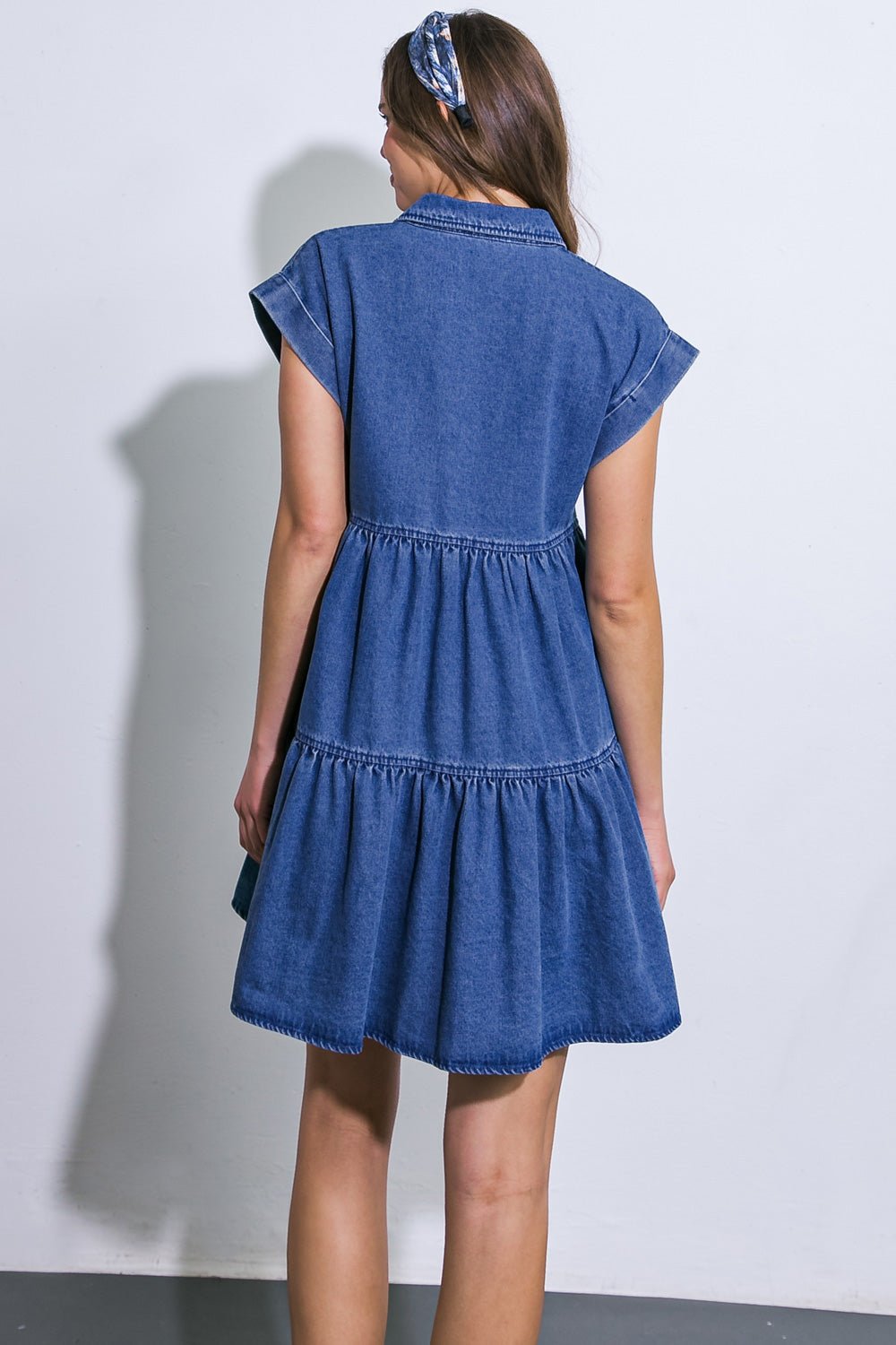 JUST THE BEGINNING TWILL MINI DRESS - Mack & Harvie