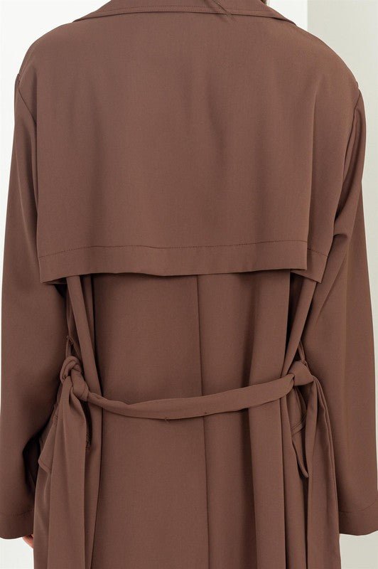 Keep Me Close Belted Women's Trench Coat - Mack & Harvie