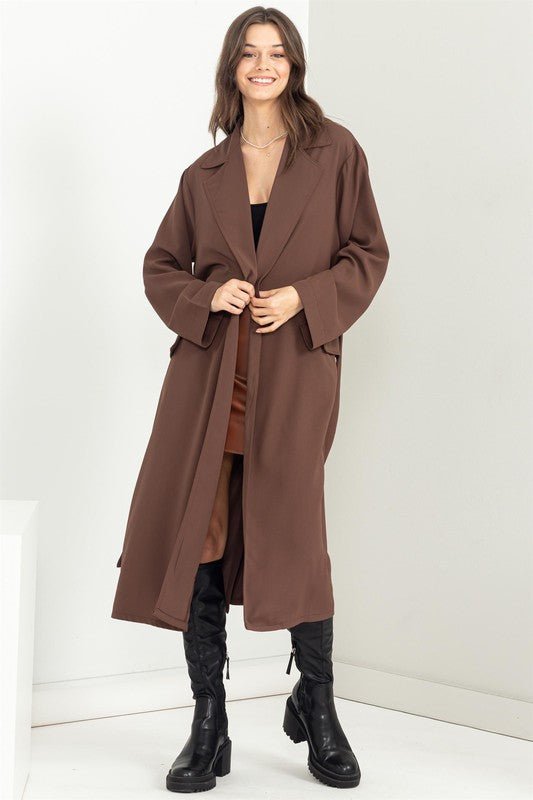 Keep Me Close Belted Women's Trench Coat - Mack & Harvie
