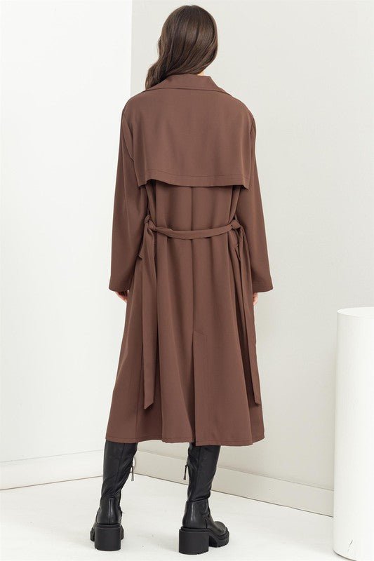Keep Me Close Belted Women's Trench Coat - Mack & Harvie