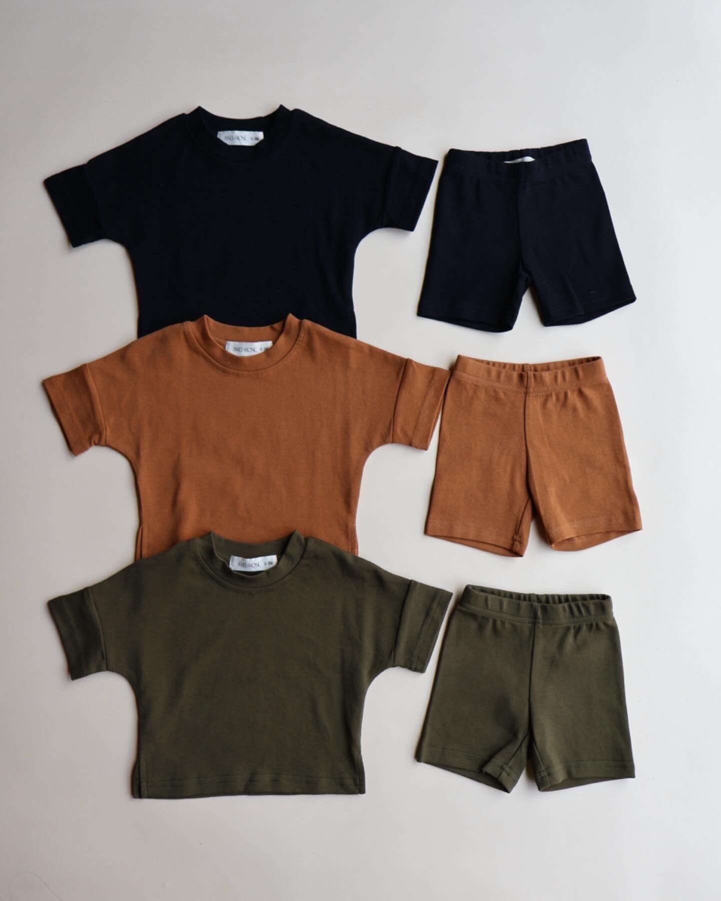 Kids Biker Short Set - Mack & Harvie