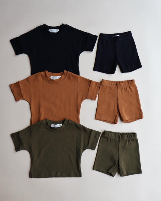 Kids Biker Short Set - Mack & Harvie