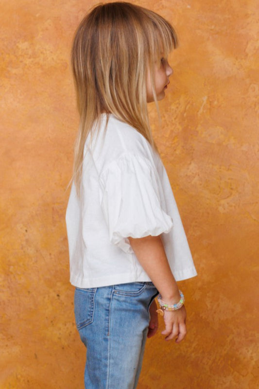 Kids Puff Sleeve Tee