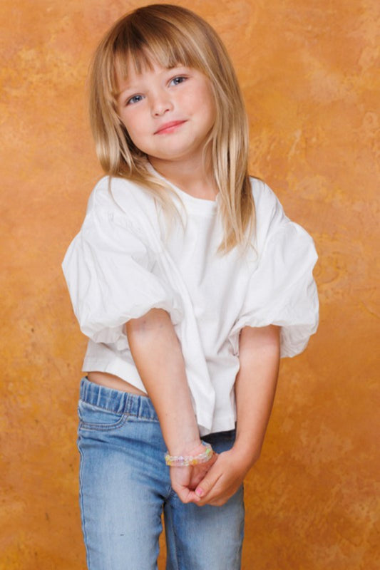Kids Puff Sleeve Tee